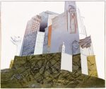 Das wunderschöne Schloss des Drachen - Siebdruck, 55 x 66 cm, 1983