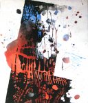 Durchbruch VI - Acryl/Öl auf Leinwand, 90 x 79 cm, 1994