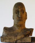 männlicher Kopf 1 - Douglasie, h: 45 cm, 2012